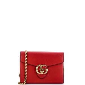 Gucci Gg Marmont Chain Wallet Leather #258958G94B
